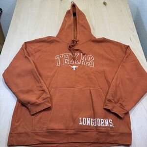 Texas‎ Longhorns Hoodie ByProPlayer XL Pullover NCAA Burnt Orange Sweatshirt